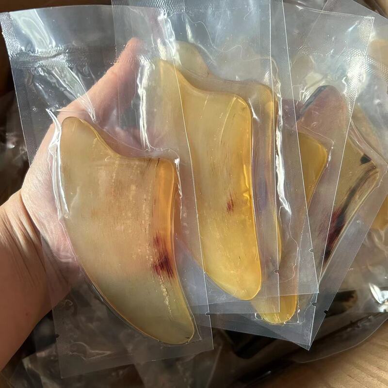スクラッチ美容顔スクラッチ黄牛角スクラッチ板羊角スクラッチ9-16cm羊角三角シート|undefined