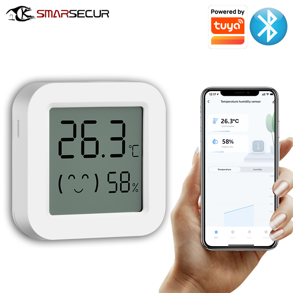 涂鸦智能蓝牙智能温湿度计传感器数字zigbee智能温湿度感应器检测