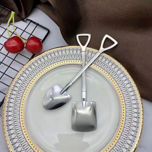 Creative stainless steel internet celebrity shovel spoon student personalized watermelon ice cream dessert shovel spoon wholesale