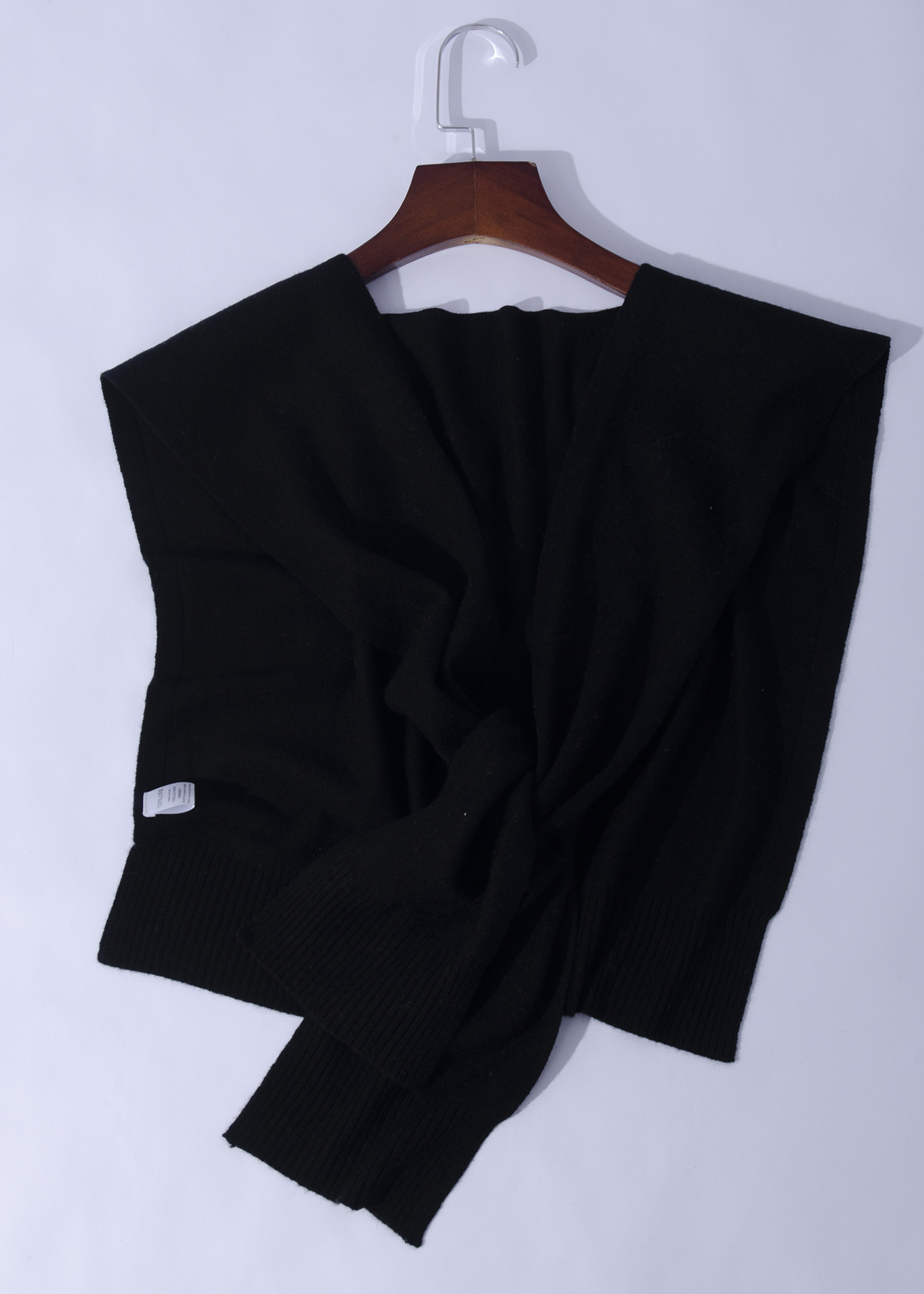 Fábrica de Mongolia Interior cabello recto de lana mezclada de punto caramelo color pigmento primavera otoño invierno sala de aire acondicionado calentamiento ligero pequeño hombro