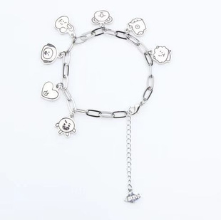 (Cross-border trading), cartoon small design fashionable universal bracelet stainless steel for men and women