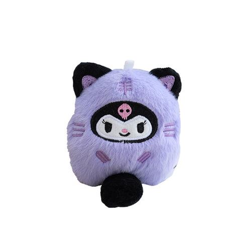 Mini Melody Kurokami Plush School Bag Ornament Small Toy Keychain Hook Doll Couple Figurine
