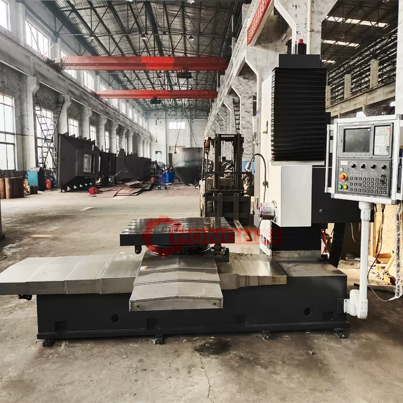 镗床TK611数控铣镗床系统可选广数发那科四轴数控转台铣床