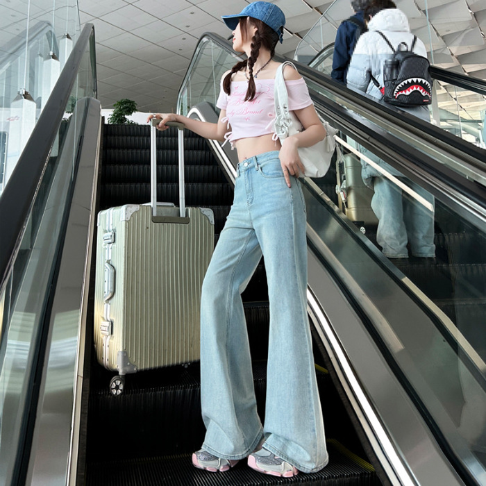 HS 7116 light blue extended pants
