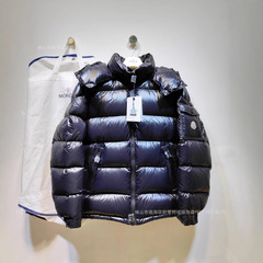Mengjia 24FW 袖ロゴロゴダウンコットンフード付きジャケット暖かい防風防寒冬スタイル