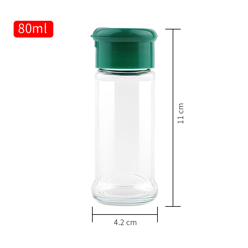 批发调料瓶玻璃调料罐家用厨房用品烧烤胡椒粉瓶装盐鸡精味精调味|undefined