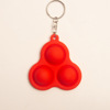 Silica gel toy, amusing keychain, anti-stress, wholesale