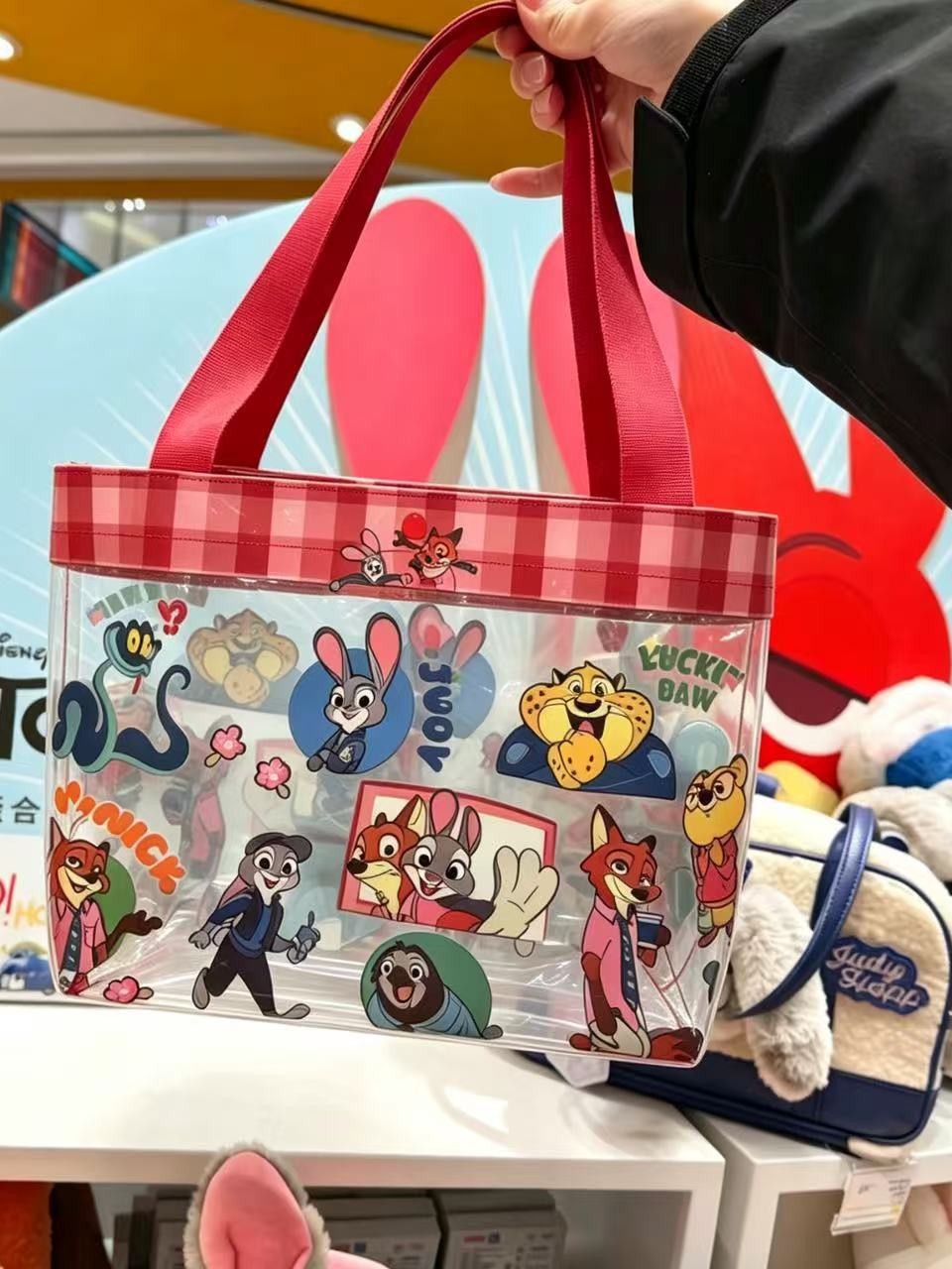 Cute capacious cartoon high quality waterproof shopping bag