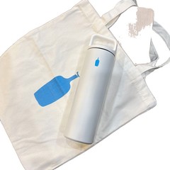 现货Bluebottle蓝瓶子爱心帆布袋手拎包环保购物袋通勤包学生自习