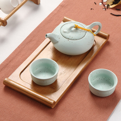 厂家批发陶瓷旅行茶具套装功夫茶具礼品礼盒定制LOGO