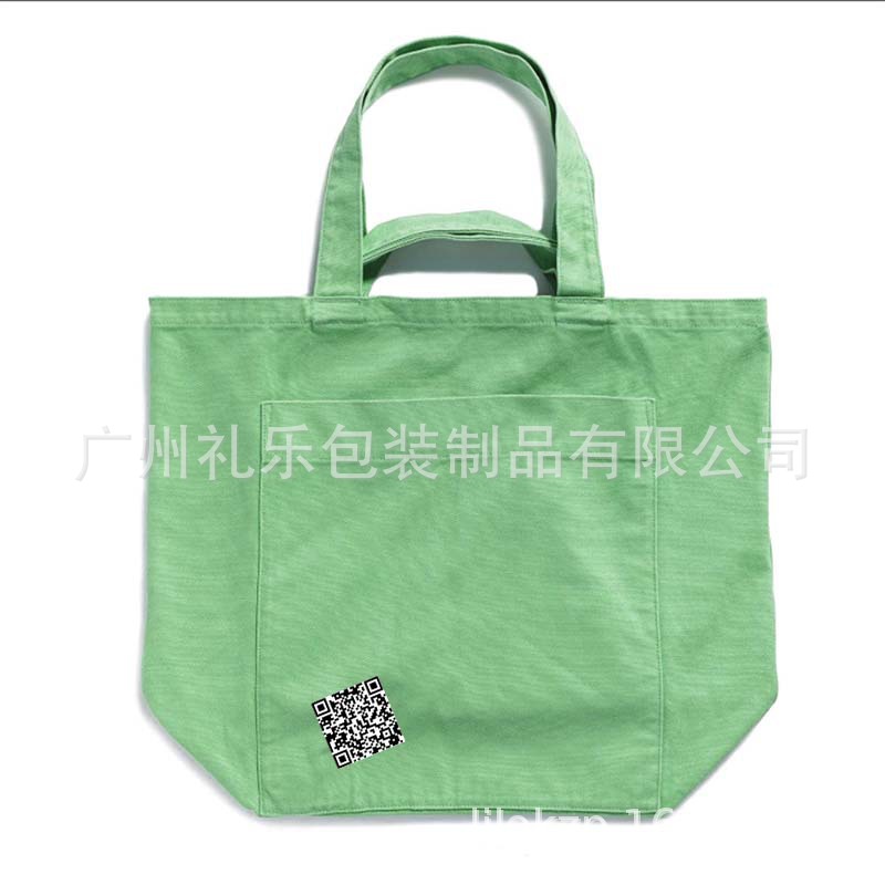 棉布手提袋生产广州深圳帆布袋方形收纳袋多用途丝印热转印折叠袋
