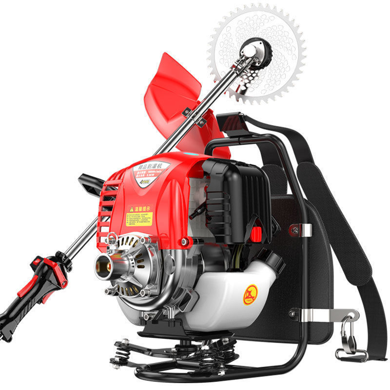 四冲程割草机背负式小型家用多功能农用收割开荒神器汽油除草机