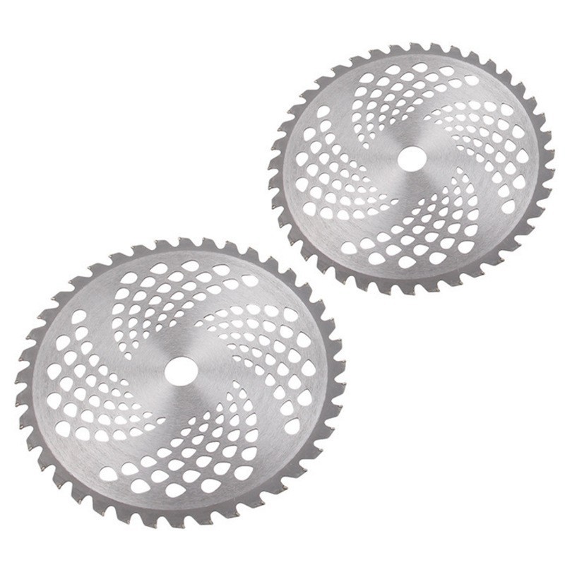 10寸40/60/80齿合金锯片割草片片 割草机配件打草头除草器配件