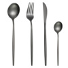 Thin tableware stainless steel, set, Amazon, 4 pieces
