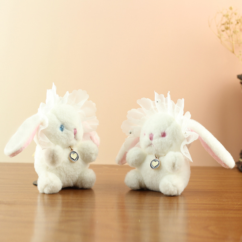 Celebridad de Internet linda Lolita conejito colgante pareja conejo peluche muñeca bolso colgante muñeca llavero