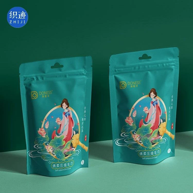 Тканые денис одноразовое сжатое полотенце для увеличения утолщения [каждая пачка/6 шт] Чистые полотенца для путешествий оптом