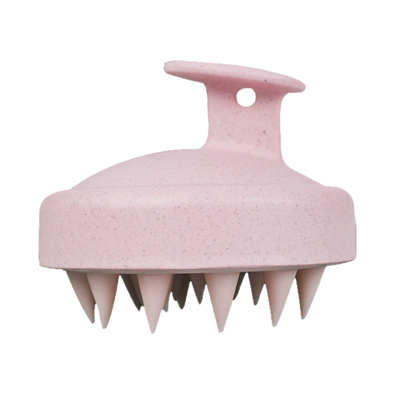 Fábrica al por mayor Maiji paja de silicona champú cepillo Amazon cabeza masaje garra cuero cabelludo limpieza masaje peine en stock
