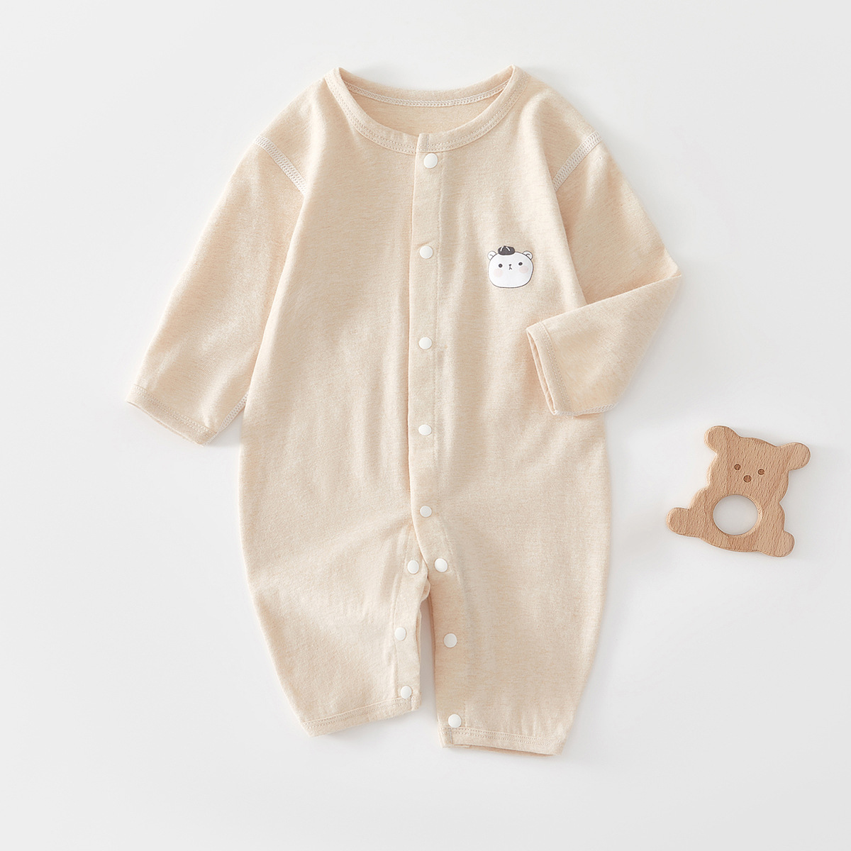 1461 light apricot pure cotton boneless air conditioning suit