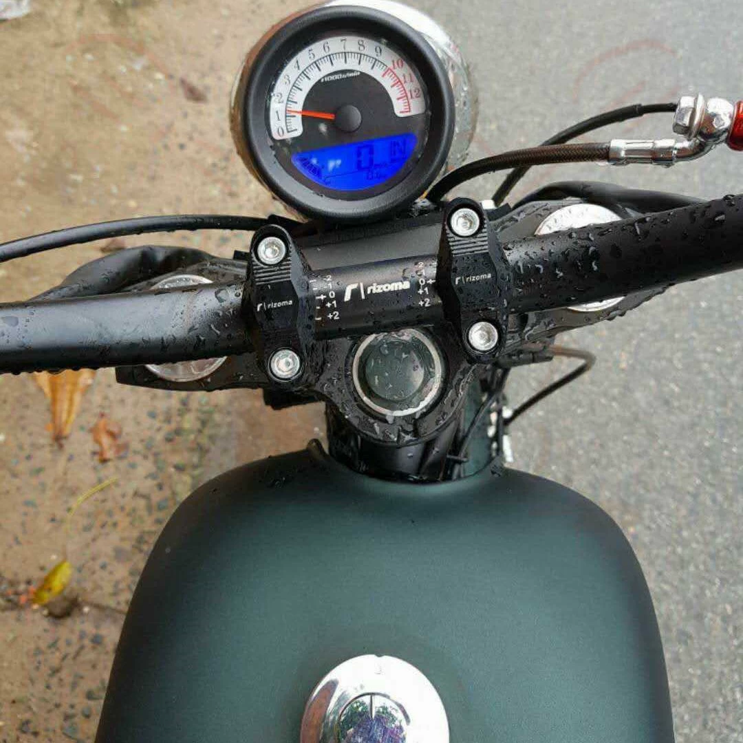 Ретро-модификация мотоцикла с большим приборным щитком CG125 Prince, сборка приборов