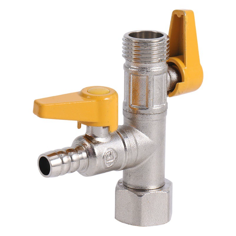 4 балла газовый шаровой кран бытовой пагоды с одной пробкой клапан внутренний и внешний провод с переключателем сиденья газа