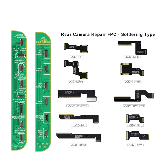 The original JCID sincerely innovates 12-14 rear camera repair cables without disassembly and soldering to solve pop-up window alignment cables