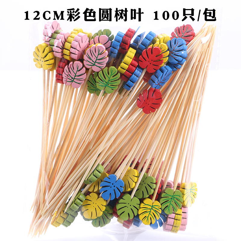 Fruit stick desechable flor stick