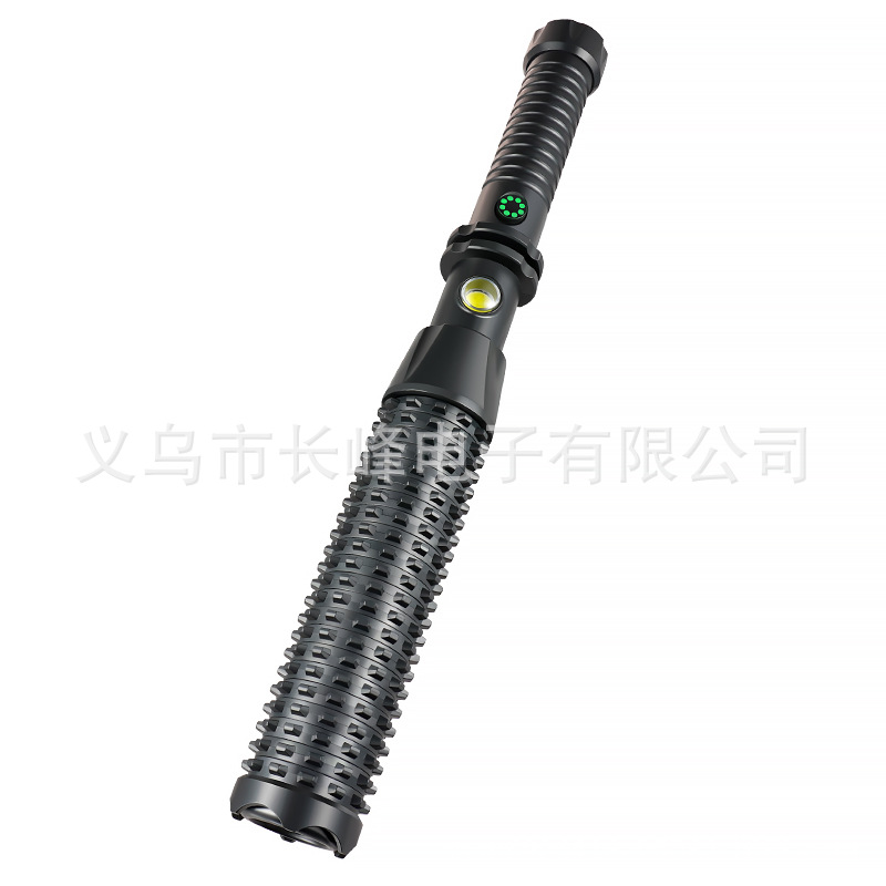 Linterna anti-Lobo transfronteriza palo de diente de lobo martillo de ventana roto COB linterna al aire libre autodefensa artefacto patrulla emergencia billar palo