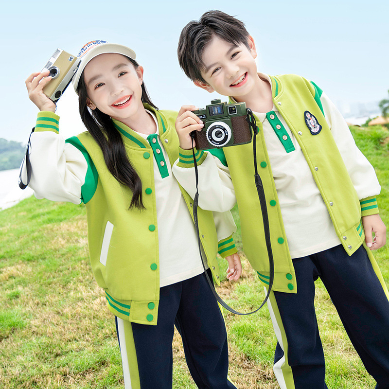 班服小學生統一校服套裝幼兒園園服春秋冬裝運動會服裝兒童棒球服