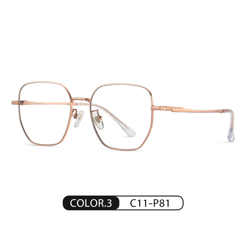 C11-P81 de oro rosa brillante