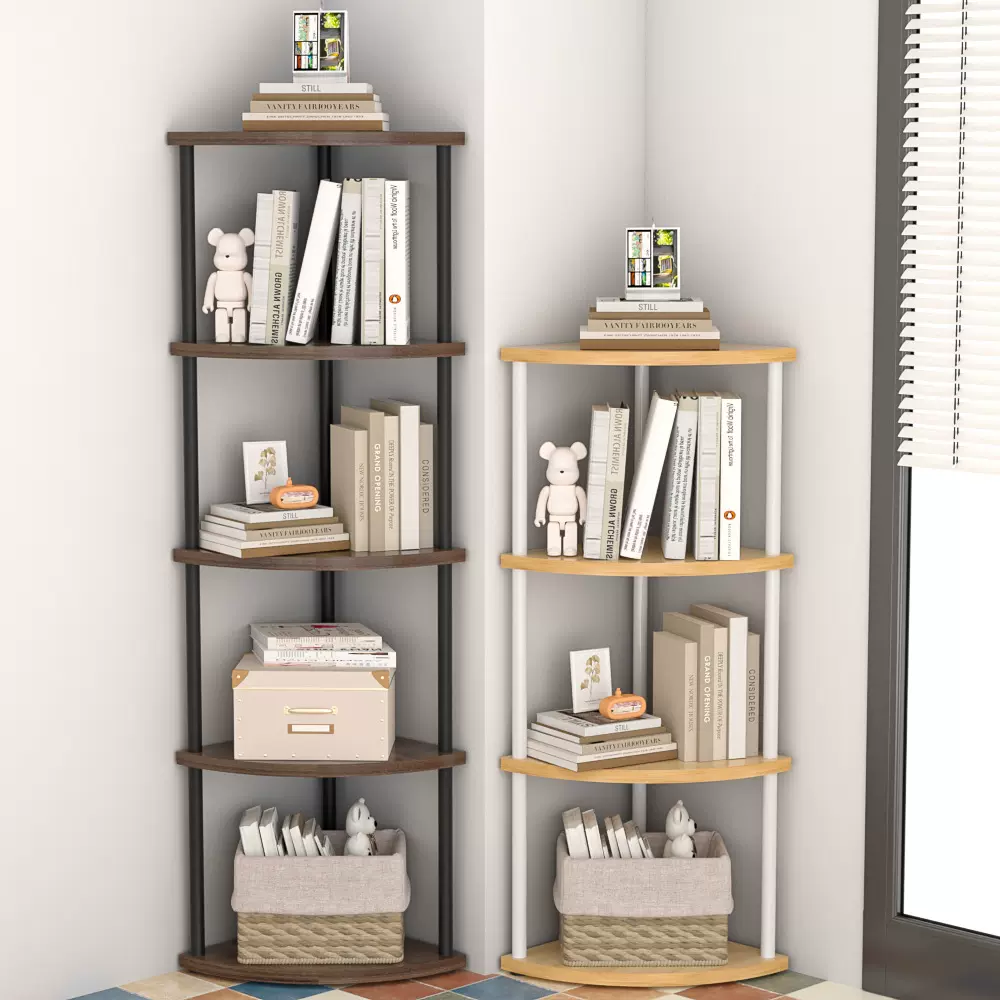 角柜转角柜三角储物柜客厅卧室落地墙角柜角落多层收纳边柜置物架