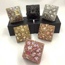 Clutch跨境镂空镶钻晚宴包旗袍礼服新娘手提包欧美宴会手拿女士包