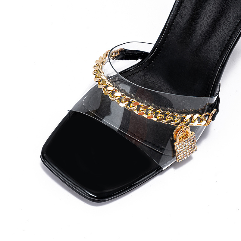 new women s metal stiletto nihaostyle clothing wholesale NSSO68791