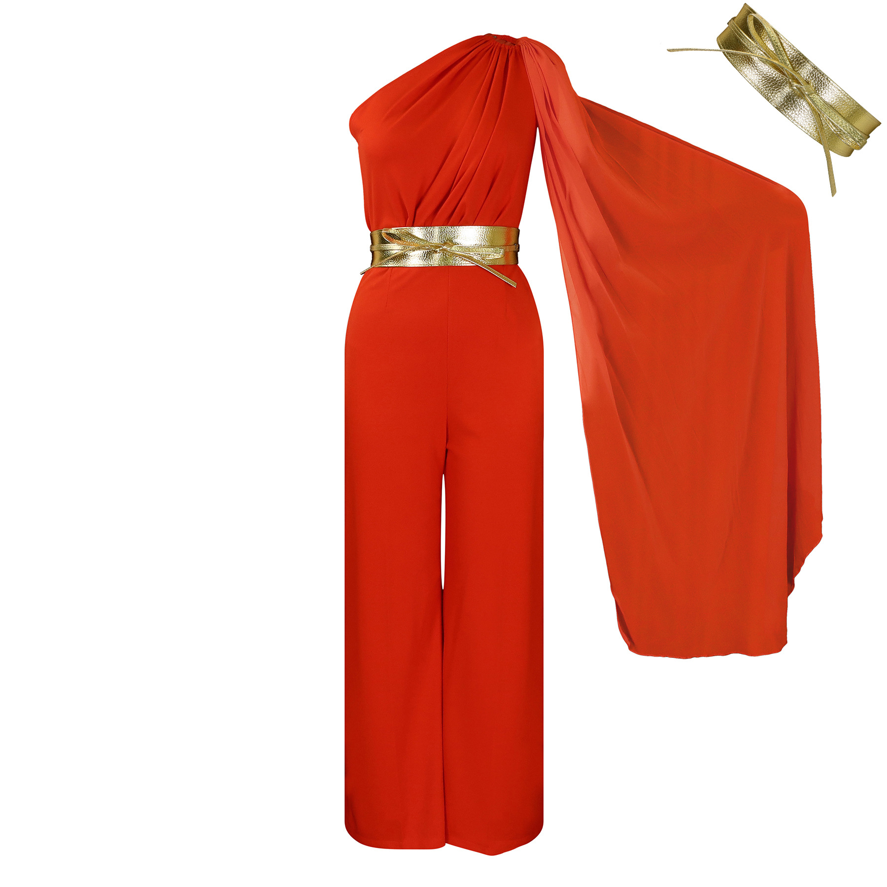 595g Weight Asymmetrical Sleeve Sleeve Length Full Length Pants Length Spandex, Polyester Fabric Type High Waist Waist Line Jumpsuits Pants Type Stretchy Elasticity Bodysuits Tops Type Holiday, Cocktail Party Occasion Slim Fit Type Solid Color Pattern Summer, Spring Season Women's Gender Sexy, Streetwear Style Women's Holiday Cocktail Party Bodysuits Sexy Streetwear Solid Color Full Length Jumpsuits 54