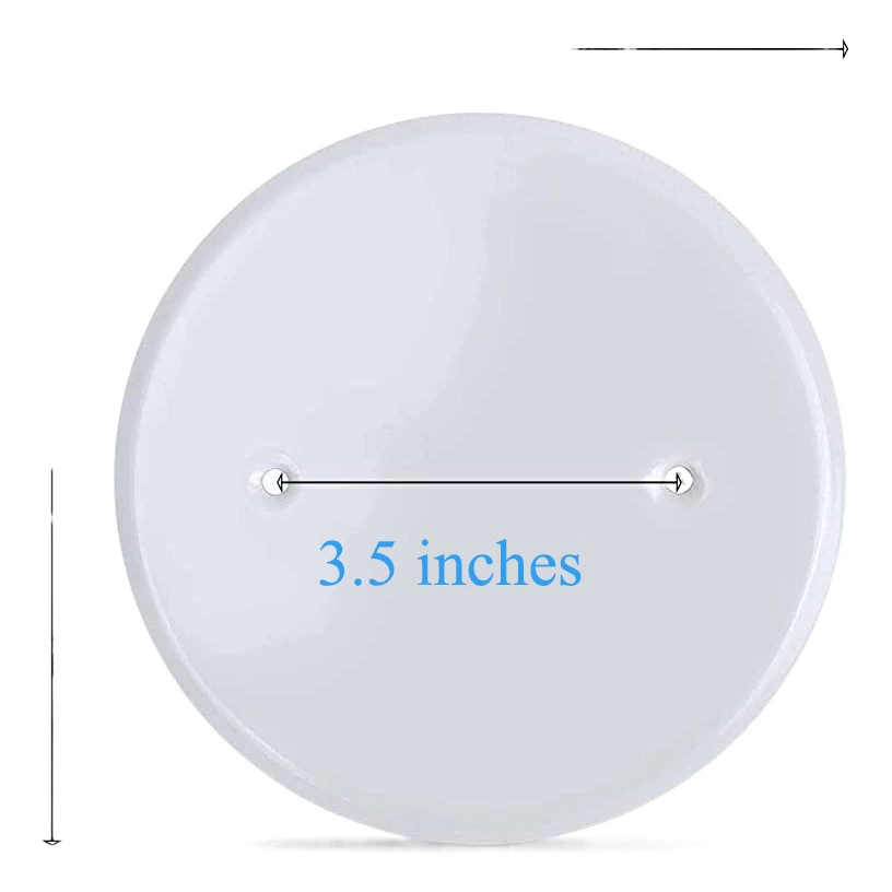 Новая крышка распределительной коробки, потолочная/настенная крышка, металлическая оцинкованная пластина, круглая, оптовая продажа через границу