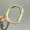 Квадратный, слоново‑белый (узкий)
