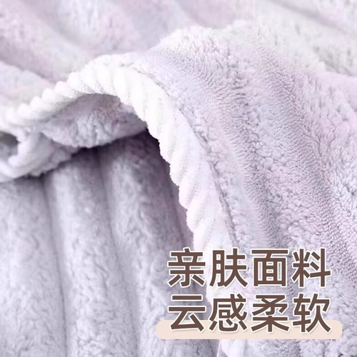 Thickened Super Absorbent Quick-Dry Head Cover Towel for Women, 2025 Double-Layer Shower Cap