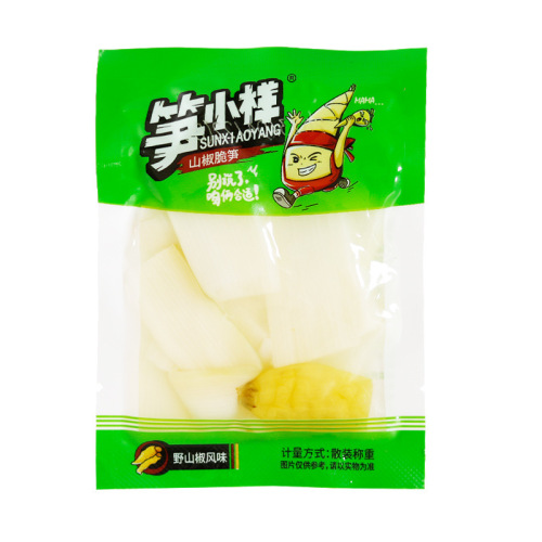 Bamboo Shoot Slices Pickled in Wild Pepper Flavor Fresh Bamboo Shoot Tips Famous Snack for Online Leisure Bulk Wholesale