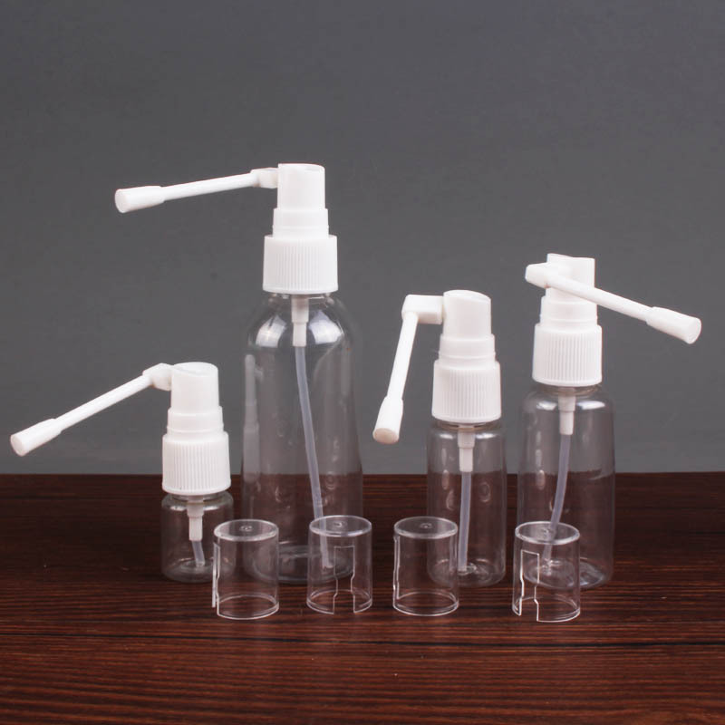 スポット卸売り10 15 20 30 ml 360度回転小スプレー瓶口腔薬透明象鼻スプレー瓶|undefined