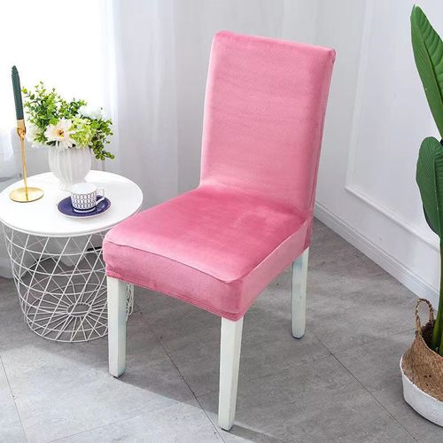 Product Thicken Silver Fox Fleece Elastic Chair Cover for Home Hotel Dining Chair Leisure Chair Protector