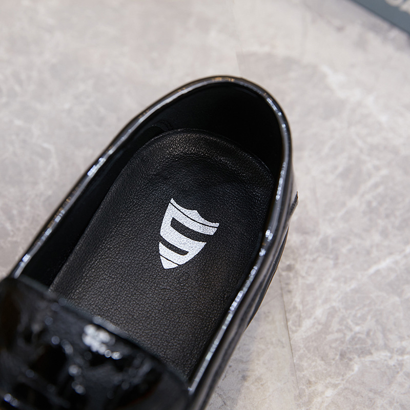 Nuovo set di scarpe comode da uomo in pelle con stampa alla moda, tendenza casual_voghion.com