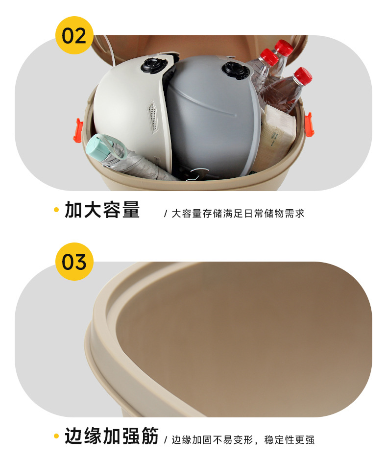 Electric vehicle trunk for Aima, Yadea, Tailg, large-capacity battery vehicle rear storage box, universal rear trunk