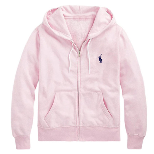 Women's Casual Open Hooded Sweatshirt with Print and Zipper, Loose Fit, Large Size, English Style