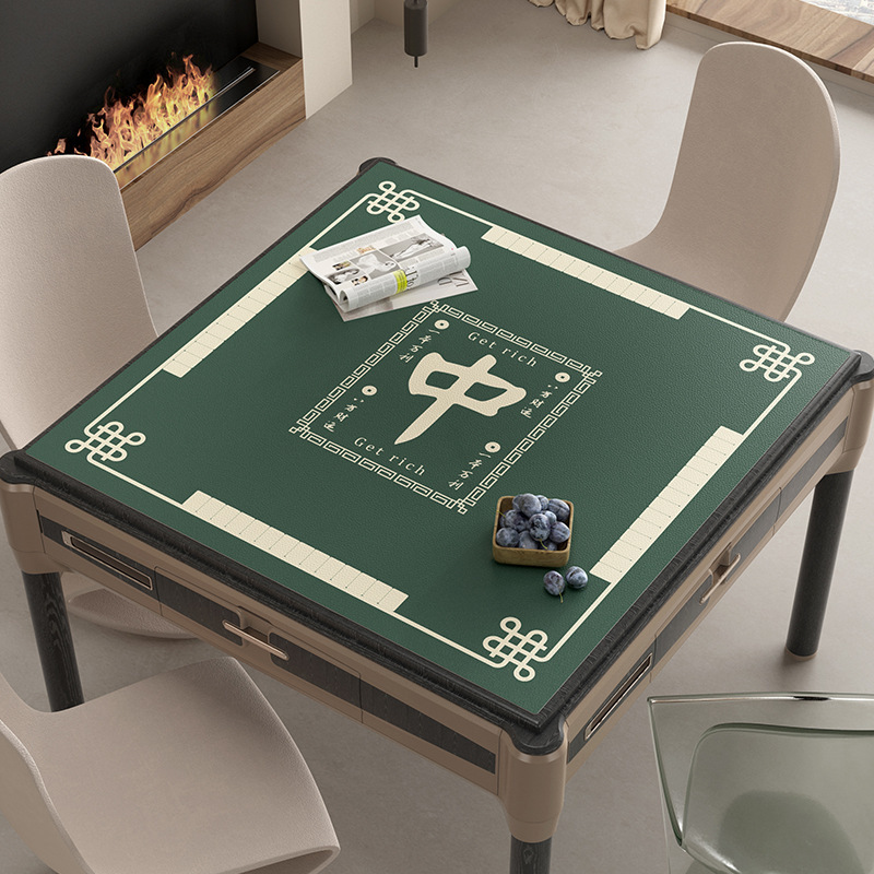 New Chinese style diatom mud hand rubbing mahjong tablecloth square silencer cover cloth absorbent easy to care eight fairy table tablecloth