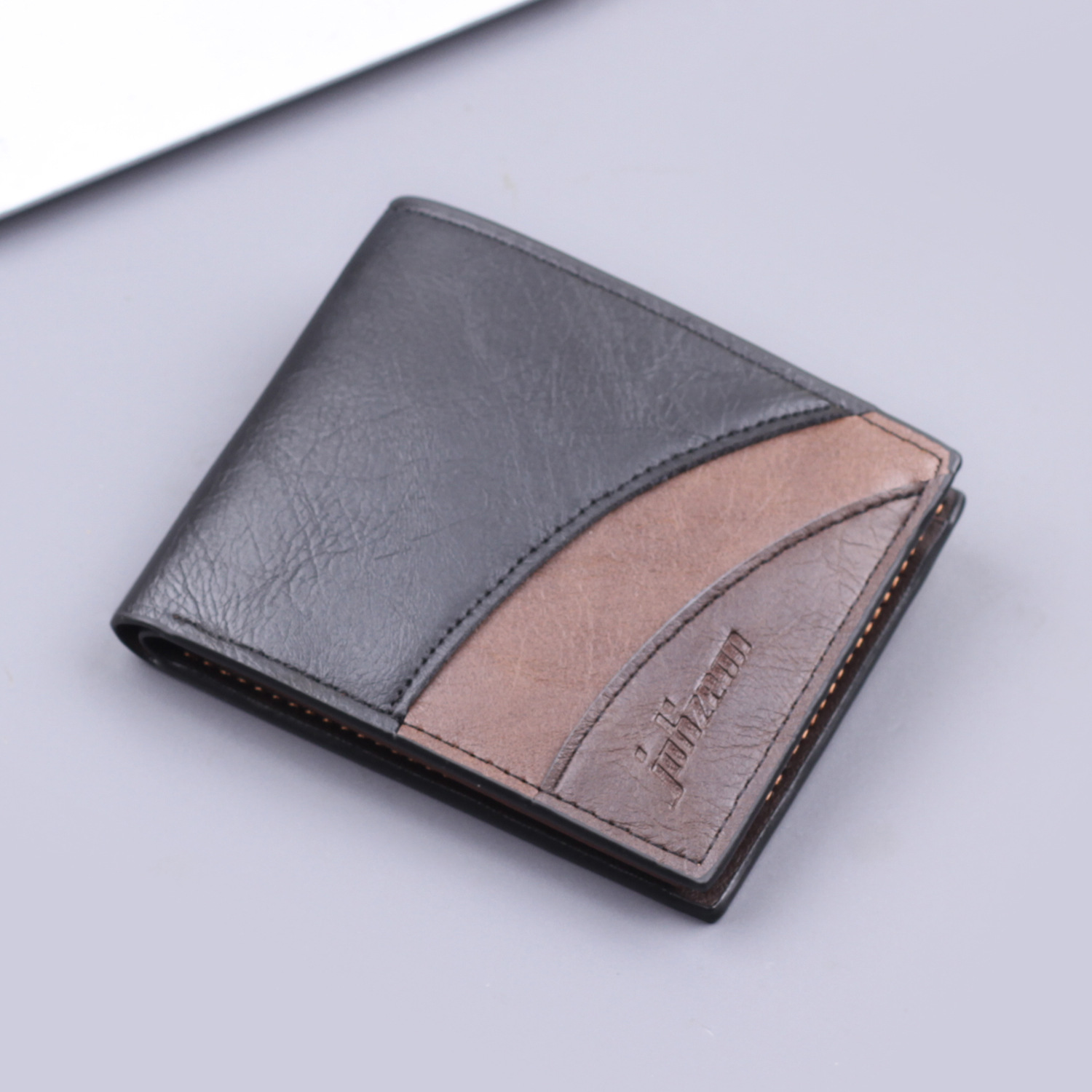 Cartera para hombres 2025 nueva cartera corta cartera de tarjetas en una cartera simple transfronteriza multi-tarjeta cartera hombre
