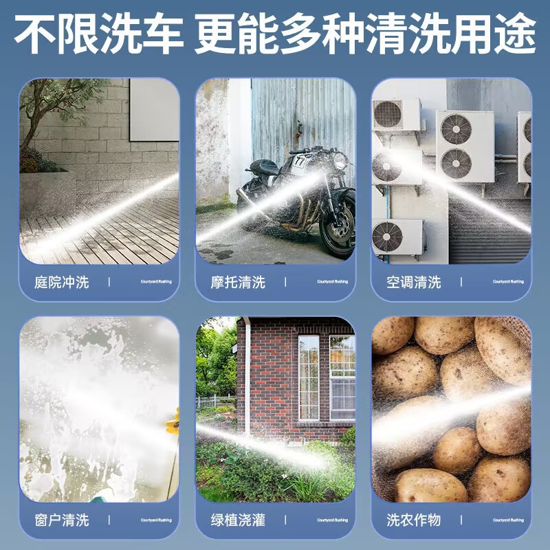 Nuevo pulverizador inalámbrico eléctrico de litio cargado pulverización hervidor de lavado de automóviles pistola de agua de alta presión pesticida desinfección artefacto de riego de flores