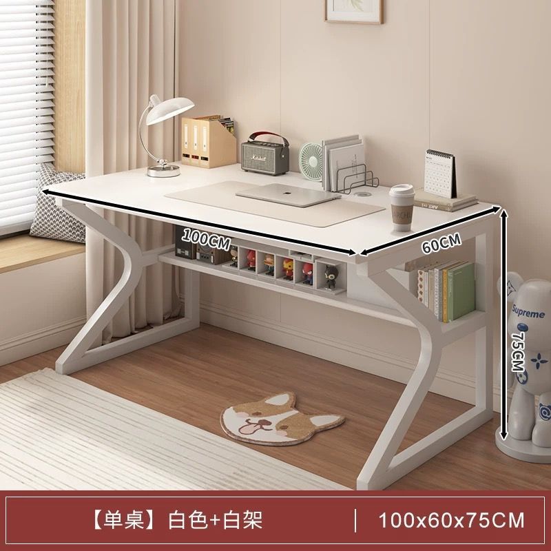 电脑桌台式家用电竞桌置物架办公桌工作台简易书桌卧室学习写字桌|undefined