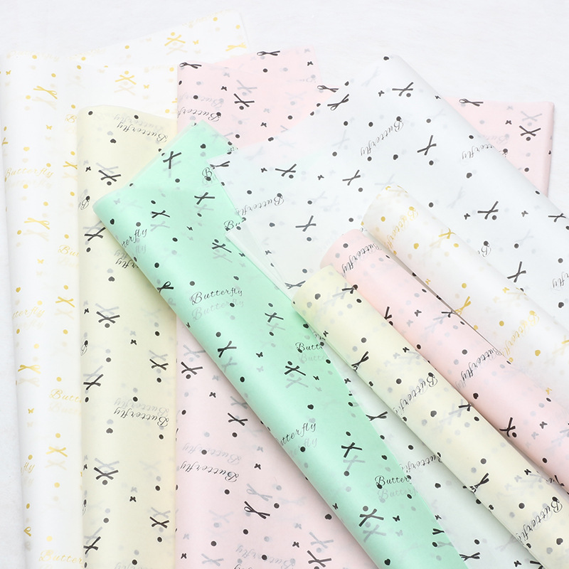 Huaxi amor arco de papel de Sydney flores de papel de embalaje de flores de papel de flores de papel de embalaje de flores materiales de flores