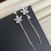 Silver stud earrings