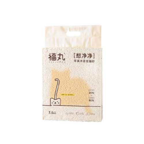 Fukumaru cat litter white tea flavor green tea corn apple wood polymer dust-free agglomeration mixed swelling potato curd cat litter