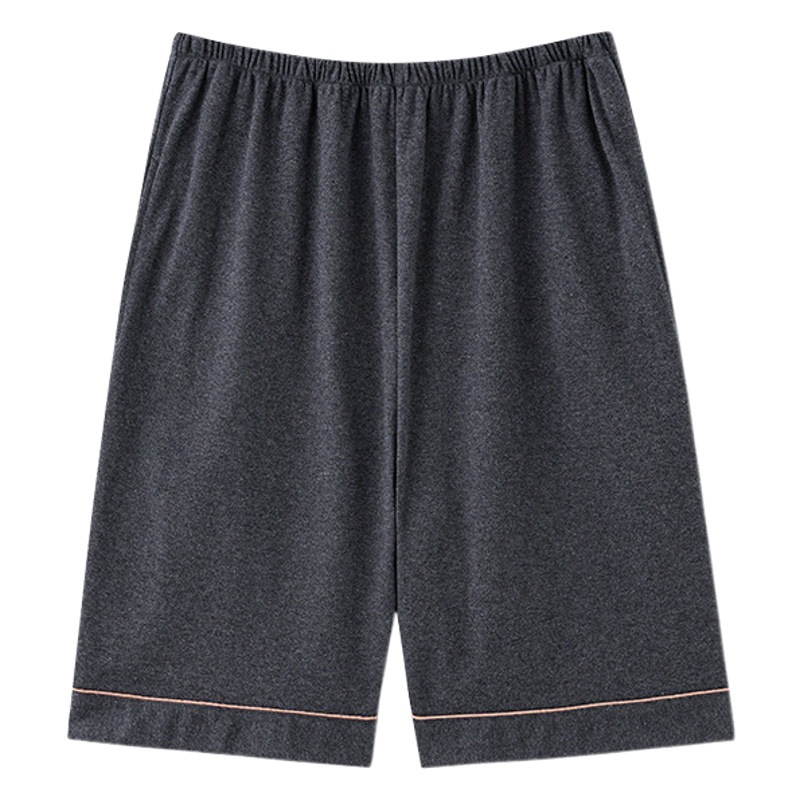 Pantalones de pijama de verano para hombre Pantalones casuales más pantalones cortos delgados sueltos ropa exterior Pantalones deportivos de algodón pantalones cortos cómodos